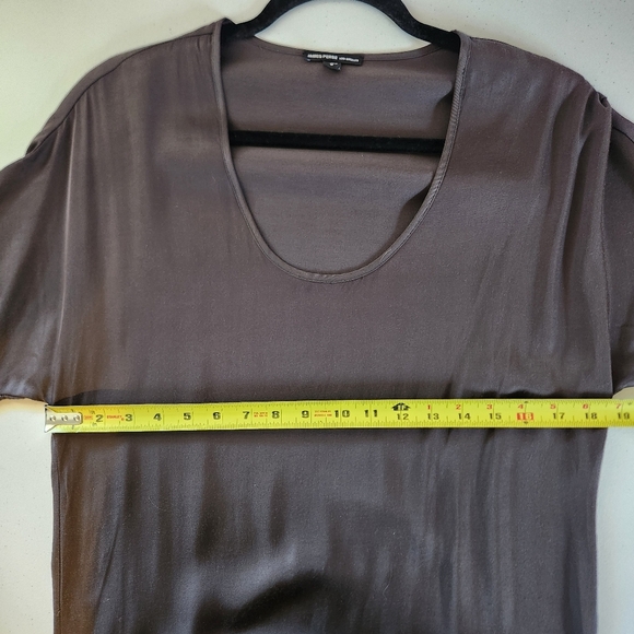 JAMES PERSE Women's Gray Cap Sleeve Maxi Long Dress Size 0 XS Minimalist Winter - Picture 7 of 9